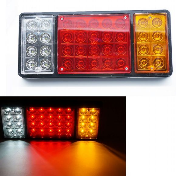 2ピース 防水 LED テールライト リア ランプ ペア ボート トレーラー 12V/24V リア B_2ピース 36LED・C_2ピース 36LED 12V・24V AL-MM-8700 ALの画像