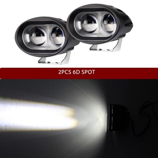 1ピース LED ヘッドライト 適用: オートバイ トラック トラクター トレーラー SUV ATV オフ ロード LED ワーク 2ピース 6D スポット AL NN 6177 AL :504464800:オートパーツエージェンシー