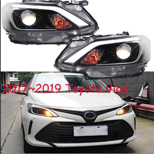 バンパー ヘッドランプ ヴィオス ヘッドライト 2017-2019 LED DRL HID キセノン タイプ001 トヨタ ヴィオス 2017-2019 LED ライト AL-OO-0041 AL