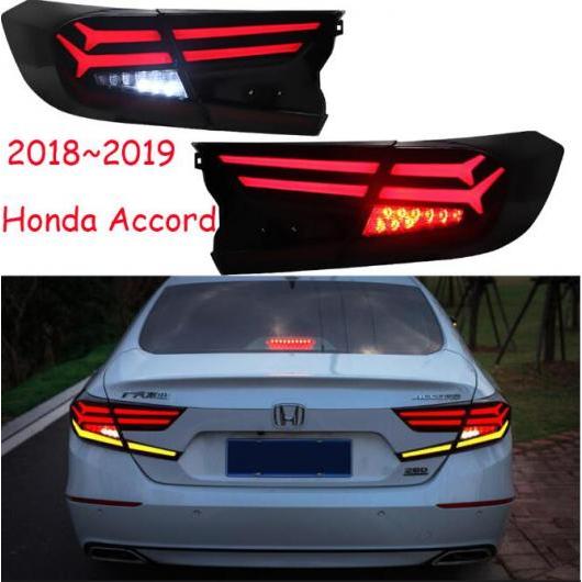 4ピース バンパー ランプ LED 10世代 テール 適用: ブラック ホンダ アコード スピリア 10世代 2018 2019 LED テールライト AL OO 0327 AL :504632390:オートパーツエージェンシー