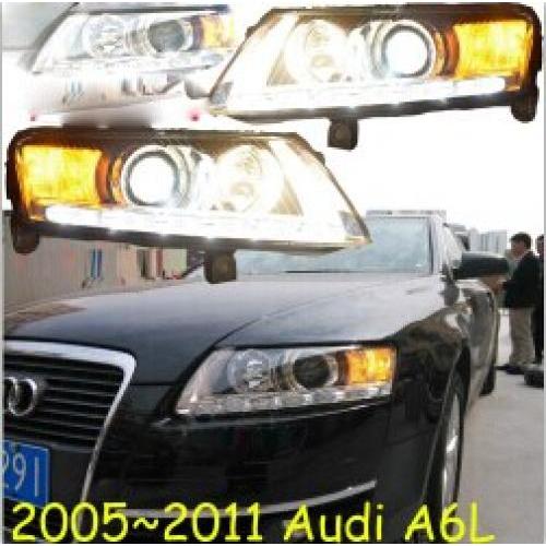 2ピース バンパー ランプ 適用: ヘッドライト A6L 2005-2011 ライト LED デイタイム 2005-2011 アウディ A6L 2ピース AL-OO-0333 AL