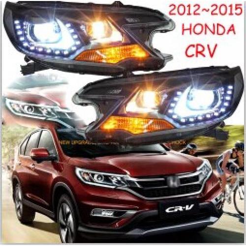 2ピース ヘッドライト 適用: CR V CRV 2012 2013 2014 ヘッド ランプ LED DRL フロント ライト モデル1 ホンダ CRV 2012 2014 AL OO 0398 AL :504633870:オートパーツエージェンシー