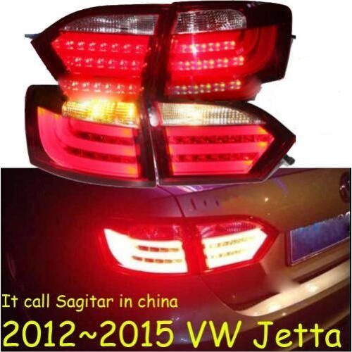 2ピース チューニング ヘッドライト 適用: ジェッタ MK6 サギター 2012 2013 LED テールライト レッド VW ジェッタ 2012 2015 AL OO 0410 AL :504634110:オートパーツエージェンシー