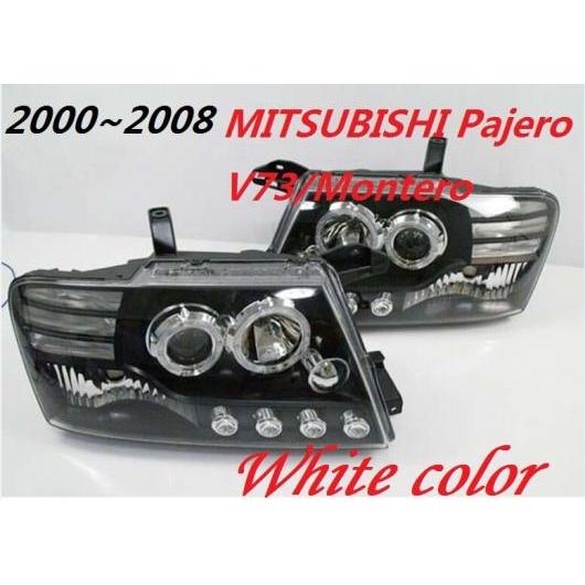 ヘッド ランプ 適用: パジェロ ヘッドライト モンテロ 2000 2008 V73 LED モデル1スタイル 三菱 パジェロ 2000 2008 AL OO 0513 AL :504636230:オートパーツエージェンシー