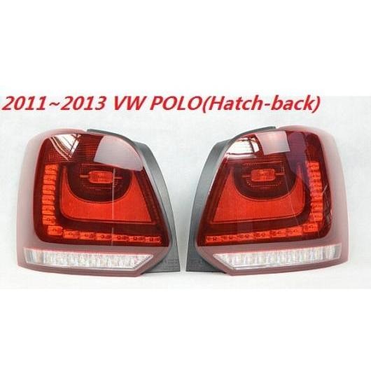 2ピース ポロ テール ライト 適用: 2011-2017 テールライト LED ランプ モデル2スタイル VW ポロ 2011-2017 1セット 2ピース AL-OO-0522 AL