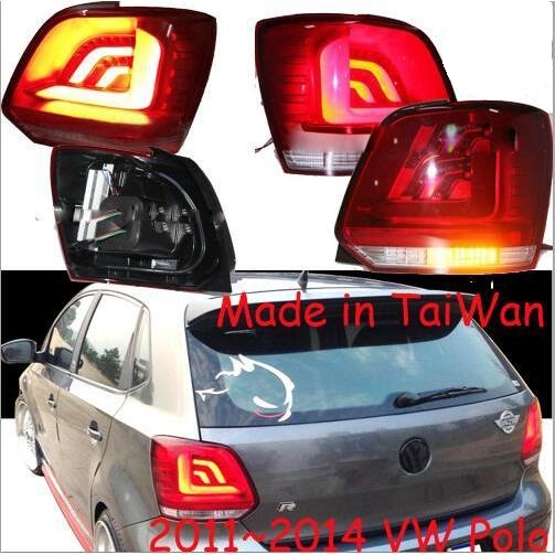2ピース ポロ テール ライト 適用: 2011-2017 テールライト LED ランプ モデル1スタイル VW ポロ 2011-2017 1セット 2ピース AL-OO-0522 AL