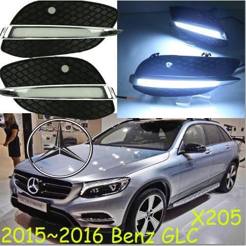 2ピース バンパー ランプ 適用: メルセデス ベンツ GLC X205 2015 2016 LED ホワイト メルセデス ベンツ 2015 2016 GLC X205 AL OO 0534 AL :504636610:オートパーツエージェンシー