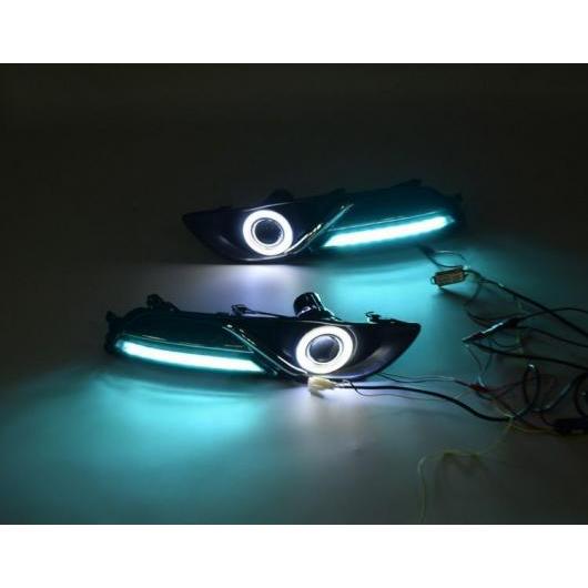 バンパー デイランプ 適用: 日産 シルフ ホワイト イエローブルー 日産 シルフ セントラ 2012-2015 ハロゲン フォグ AL-OO-0659 AL