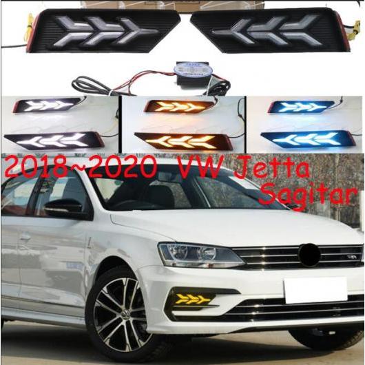 2018 2019 2020 ヘッドランプ 適用: VWジェッタ デイタイム ライト サギター ホワイト イエローブルー VW ジェッタ 2018-2020 AL-OO-0690 AL