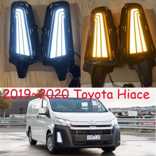 2019-2020 トヨタ ハイエース デイタイム ライト LED DRL ヘッドライト タイプ001 トヨタ ハイエース ホワイト イエロー 2019-2020 AL-OO-0775 AL