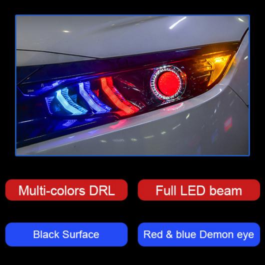 ヘッド ランプ 適用: ホンダ シビック X G10 LED ヘッドライト 2016 2021 ヘッドライト シビック DRL マルチカラー DRL 左ハンドル用 AL OO 7927 AL :504944450:オートパーツエージェンシー