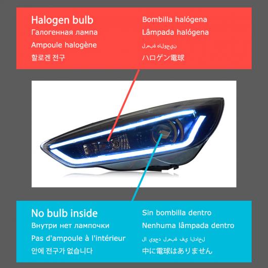 ヘッド ランプ 適用: フォード/FORD フォーカス LED ヘッドライト 2015 2018 ヘッドライト フォーカス DRL ウインカー バルブなし AL OO 8073 AL :504946270:オートパーツエージェンシー