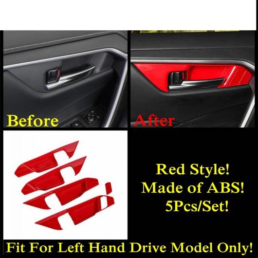 ABS �C���i�[ �h�A �n���h�� �{�E�� �X�e�b�J�[ ���� �p�l�� �J�o�[ �g���� �A�N�Z�T���[ �K�p: �g���^ RAV4 RAV 4 XA50 2019-2021 ���b�h AL-PP-0339 AL