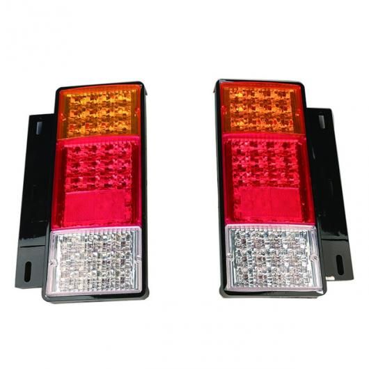 2ピース 12V 24V トラック トレーラー LED テールライト エマージェンシー ライト リア ブレーキ ライト ウインカー ライト FD005 SR-AA-1898