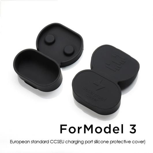 �V���R�� �`���[�W���[ �L���b�v �J�o�[ �K�p: �e�X��/TESLA ���f�� 3 �h�� �h�o �[�d �|�[�g �ی� �J�o�[ EU �o�[�W���� �u���b�N SR-AA-7864