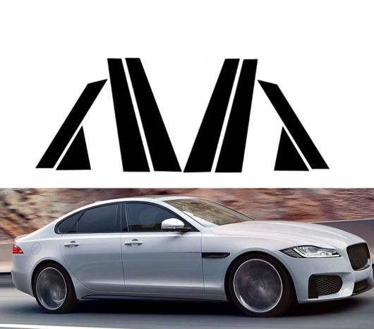 ����u���b�N �s���[ �|�X�g �K�p: �W���K�[/JAGUAR XF X260 2015 2016 2017 2018 2019 2020 2021-2023 �h�A �T�C�h �E�C���h�E �g���� �u���b�N SR-BB-7404