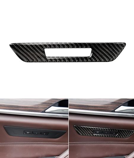 �J�[�{�� �J�[�V�[�g �������[ ���b�N �{�^�� �t���[�� �g���� �J�o�[ �X�e�b�J�[ �K�p: BMW 5�V���[�Y G30 G38 2017 2018 �u���b�N SR-BB-7609