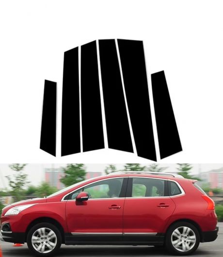 �s���[ �|�X�g �K�p: �v�W���[/PEUGEOT 3008 T84 2007 2008 2009 2011-2016 �E�C���h�E �g���� �h�A �T�C�h ���[���f�B���O �f�J�[�� �u���b�N SR-BB-8036