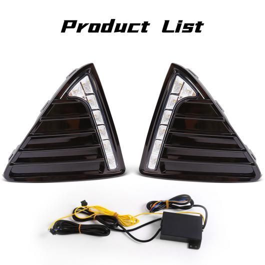 DRL �K�p: �t�H�[�h/FORD �t�H�[�J�X 3 MK3 2012-2015 �f�C�^�C�������j���O���C�g LED �t�H�O�����v �z���C�g �C�G���[ �u���[ SR-DD-3645