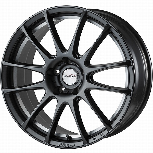 5ZIGEN/5次元 ホイール ProRacer Z1 マットガンメタ 18インチ×10J＋15 5H114.3 入数：1台分(4本) :504003010:オートパーツエージェンシー