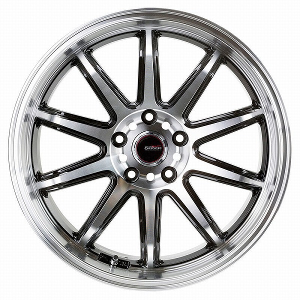 5ZIGEN/5次元 FIREBALL RR ホイール ブラックポリッシュ 18インチ×7.5J＋47 5H114.3 入数：1台分(4本)｜apagency