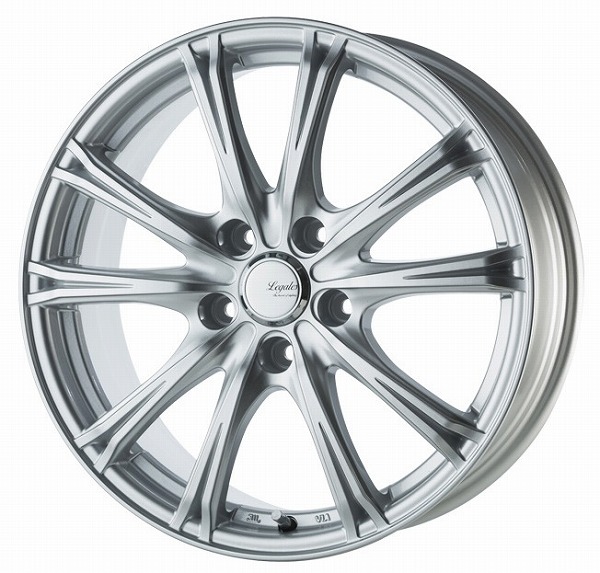 5ZIGEN/5次元 LEGALES αEX ホイール メタリックシルバー 17インチ×7J＋48 5H100 入数：1台分(4本) :504004120:オートパーツエージェンシー