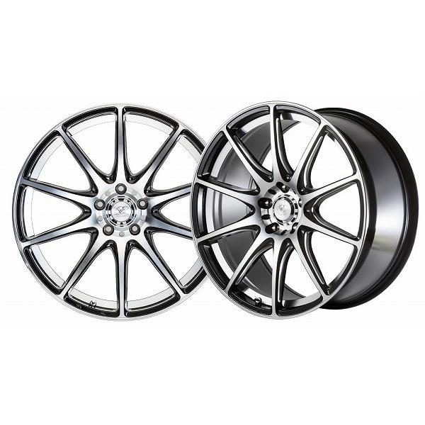 5ZIGEN/5次元 D-EURO SPORT ホイール ブラックポリッシュ 19インチ×8.5J+38 5H114.3 入数:1台分(4本)(57660円)