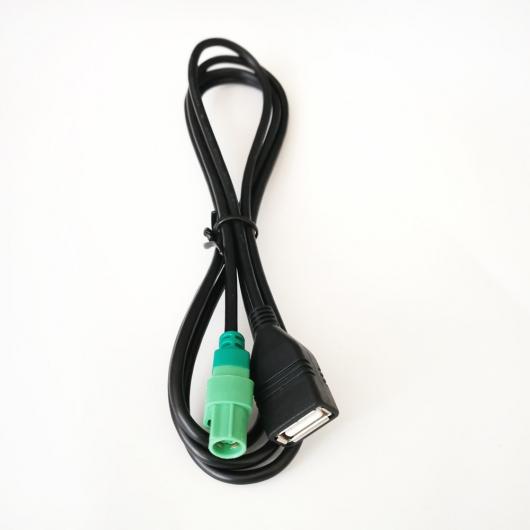 1�s�[�X USB �A�_�v�^ �I�[�f�B�I �P�[�u�� 1�s�[�X FAKRA�A���e�i �A�_�v�^ BMW�V���[�Y3�V���[�YZ X5 X6 usb and fakra cable AL-AA-7129 AL