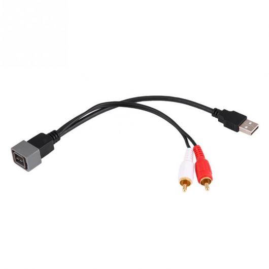 �ԗp�P�[�u�� �I�[�f�B�I USB RCA �P�[�u�� ���Y �W���[�N �m�[�g �r�f�I �A�_�v�^ �J�[ �A�N�Z�T���[ �u���b�N AL-AA-7381 AL