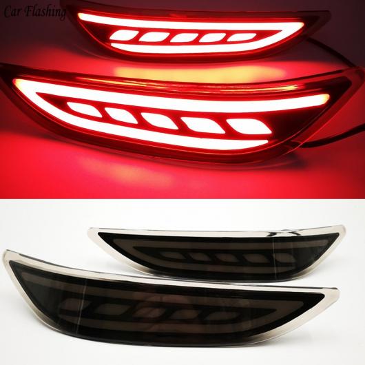 2ピース ホンダ シティ 2014 2015 2016 LED リア バンパー ライトブレーキテールライト ライトリアランプターン シグナル 2 Functions AL-AA-9619