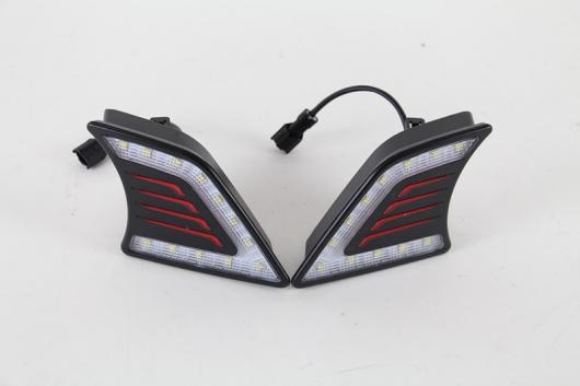2�� LED DRL �f�C�^�C�� �����j���O�h�� �V�O�i�� �����v �g���^ �n�C���b�N�X VIGO 2012 2013 2014 Silver shell�CBlack shell �z���C�g AL-BB-1122 AL