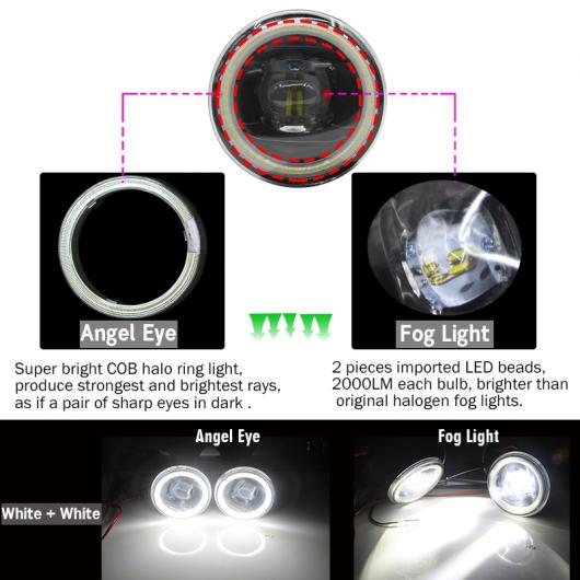 日産 エクストレイル T31 H11 4000LM LED バルブ フォグライト DRL 12 240V 2007 2008 2009 2010 2011 2012 2013 Blue Angel Eye AL BB 1745 AL : 501809100 : オートパーツエージェンシー