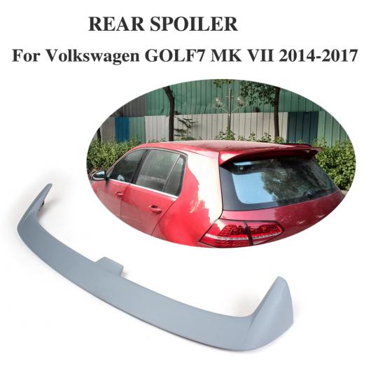 リア ルーフ ブート リップ スポイラー ウイング 適用: フォルクスワーゲン VW ゴルフ 7 VII MK7 スタンダード 2014 2017 FRP 未塗装 グレー AL DD 7871 AL :502150710:オートパーツエージェンシー