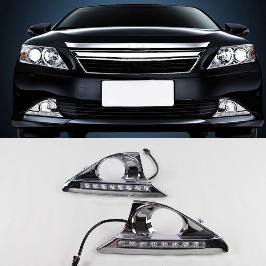 適用: トヨタ カムリ 2011 2014 2個 12V ハイ パワー 6W 8 LED DRL デイタイム ランニング ライト フォグ ワーニング ランプ イエロー ホワイト AL EE 3812 AL : 502214360 : オートパーツエージェンシー