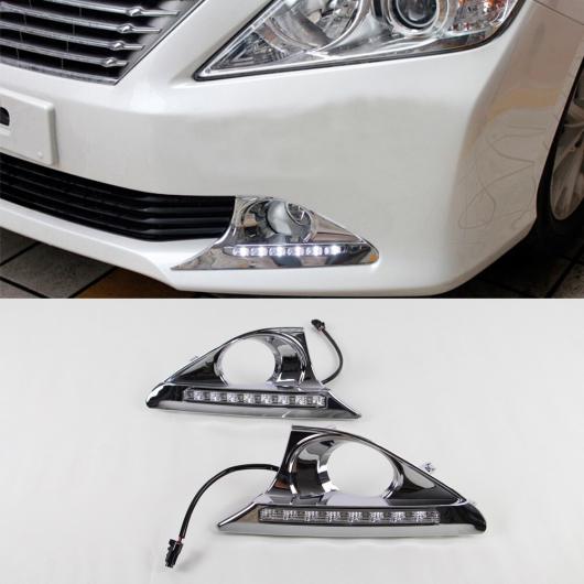 適用: トヨタ カムリ 2011 2014 2個 12V ハイ パワー 6W 8 LED DRL デイタイム ランニング ライト フォグ ワーニング ランプ イエロー ホワイト AL EE 3812 AL : 502214360 : オートパーツエージェンシー