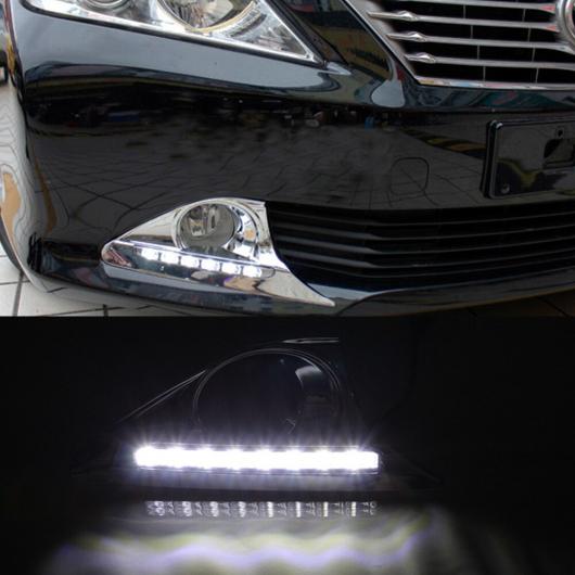 適用: トヨタ カムリ 2011 2014 2個 12V ハイ パワー 6W 8 LED DRL デイタイム ランニング ライト フォグ ワーニング ランプ イエロー ホワイト AL EE 3812 AL : 502214360 : オートパーツエージェンシー