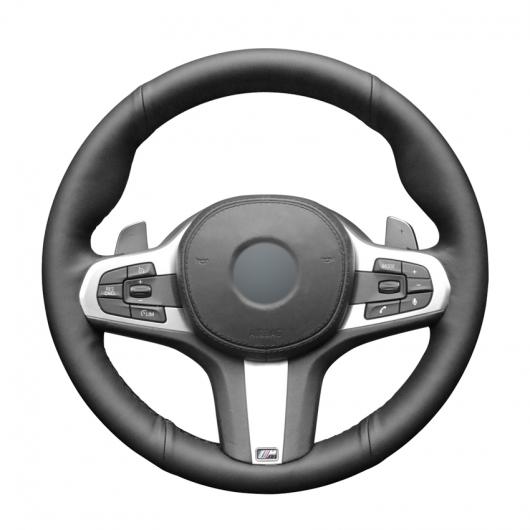 �u���b�N PU �l�H ��D�� �X�e�A�����O �z�C�[�� �J�o�[ �K�p: BMW G30 525i 530i 530D M550i M550D G02 X4 2018 F90 M5 �u���b�N���`�O���[�� AL-EE-8564 AL