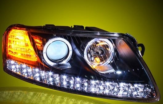 ヘッドライト 適用: アウディ/AUDI A6L 2005 2008 LED ヘッドランプ デイタイムランニングライト DRL 4300K〜8000K 35W・55W AL HH 0008 AL :502724960:オートパーツエージェンシー