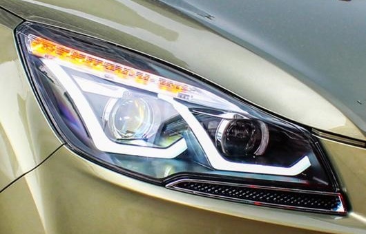 ヘッドライト 適用: フォード/FORD クーガ 13 15 LED ヘッドランプ デイタイムランニングライト DRL 4300K〜8000K 35W・55W AL HH 0044 AL :502725320:オートパーツエージェンシー