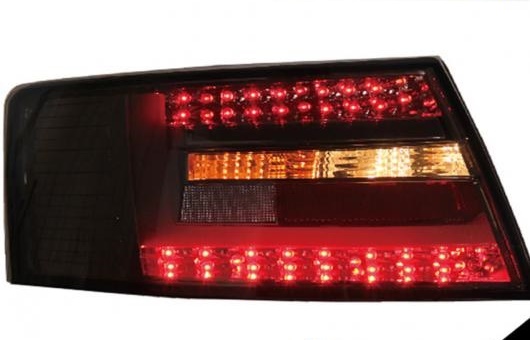 適用: アウディ/AUDI A6 テールライト 2009 2012 LED テール ライト リア ランプ DRL + ブレーキ パーク シグナル ストップ レッド AL HH 0218 AL : 502727060 : オートパーツエージェンシー