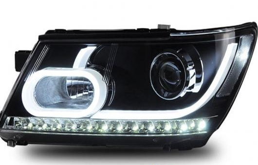 適用: ダッジ/DODGE ジャーニー ヘッドライト 2009-2015 LED DRL レンズ ダブル ビーム H7 HID キセノン BI 4300K〜8000K 35W・55W AL-HH-0328 AL