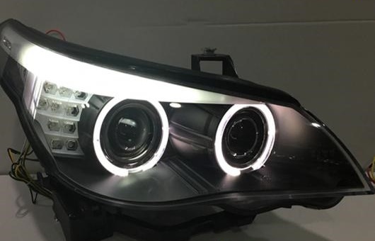 適用: BMW/ビーエムダブリュー E60 523 530 525 ヘッドライト 2003 2005 LED DRL BI キセノン レンズ ハイ 4300K〜8000K 35W・55W AL HH 0346 AL :502728340:オートパーツエージェンシー