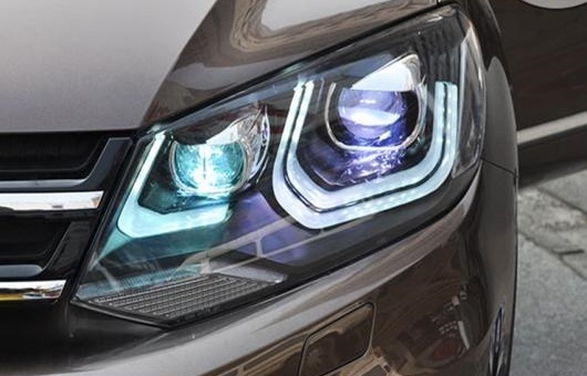 適用: VW フォルクスワーゲン/VOLKSWAGEN トゥアレグ ヘッドライト 2011 2014 LED DRL レンズ ダブル ビーム 4300K〜8000K 35W・55W AL HH 0368 AL :502728560:オートパーツエージェンシー