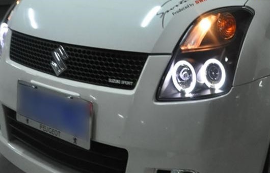 適用: スズキ スイフト ヘッドライト 2005 2011 LED DRL レンズ ダブル ビーム H7 HID キセノン BI 4300K〜8000K 35W・55W AL HH 0466 AL : 502729540 : オートパーツエージェンシー