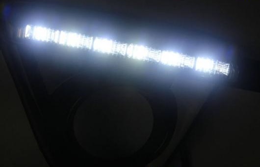 適用: マツダ CX-5 12 LED DRL フォグ ランプ デイタイム ランニング 高光度 ガイド ライト 35W ホワイト 5500K AL-HH-0829 AL