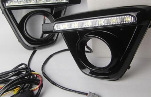 適用: マツダ CX-5 12 LED DRL フォグ ランプ デイタイム ランニング 高光度 ガイド ライト 35W ホワイト 5500K AL-HH-0829 AL