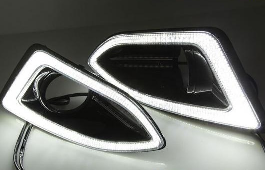 適用: フォード/FORD エッジ 15 LED DRL フォグ ランプ デイタイム ランニング 高光度 ガイド ライト 35W ホワイト 5500K AL-HH-0836 AL