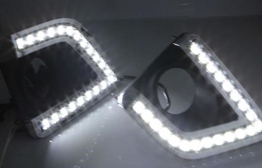 適用: トヨタ カローラ 14 15 LED DRL フォグ ランプ デイタイム ランニング 高光度 ガイド ライト 35W ホワイト 5500K AL HH 0878 AL :502733730:オートパーツエージェンシー