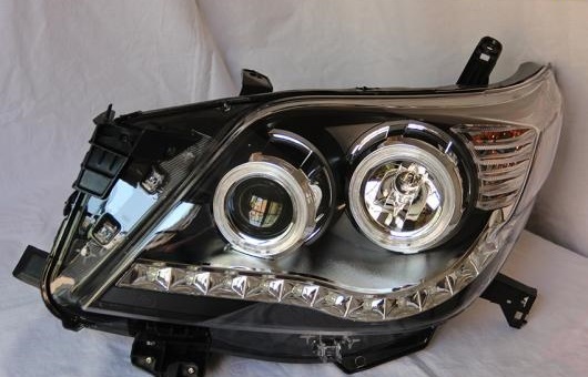 ヘッドランプ 適用: トヨタ プラド FJ150 2010 2013 LED ヘッドライト DRL H7/D2H HID キセノン BI レンズ 4300K〜8000K 35W・55W AL HH 0926 AL :502734210:オートパーツエージェンシー