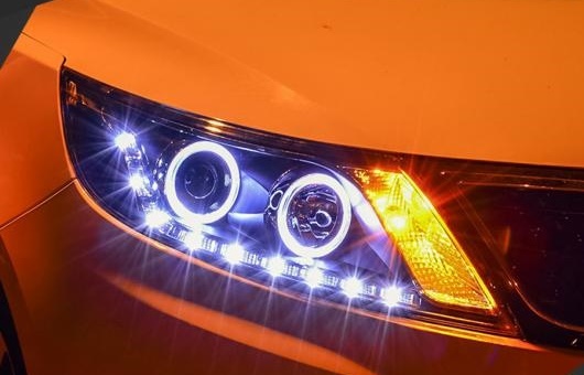 ヘッドライト 適用: 起亜 K2 2011 2012 LED ヘッドランプ デイタイムランニングライト DRL バイキセノン HID 4300K〜8000K 35W・55W AL HH 0966 AL :502734610:オートパーツエージェンシー